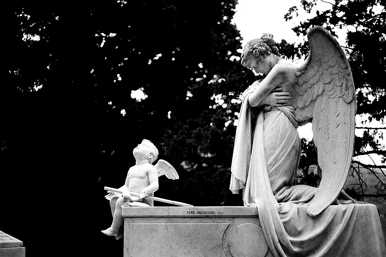 Staglieno B&W - by chuckv